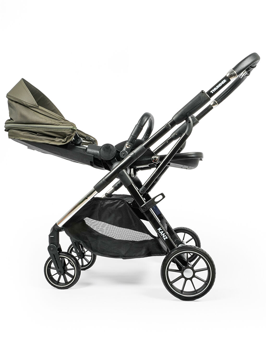 Thunder Travel Sistem Bebek Arabası Yeşil-8