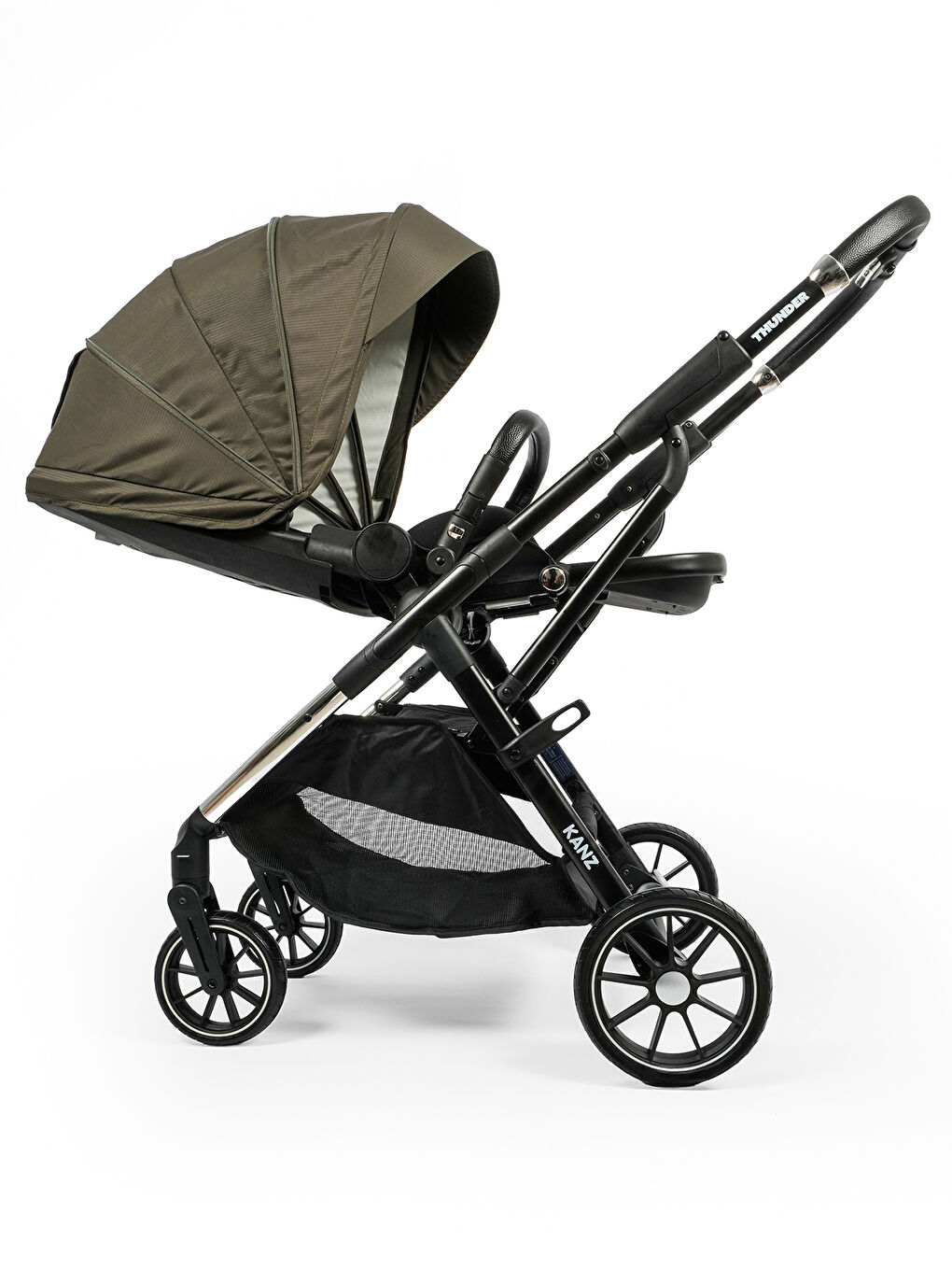 Thunder Travel Sistem Bebek Arabası Yeşil-10