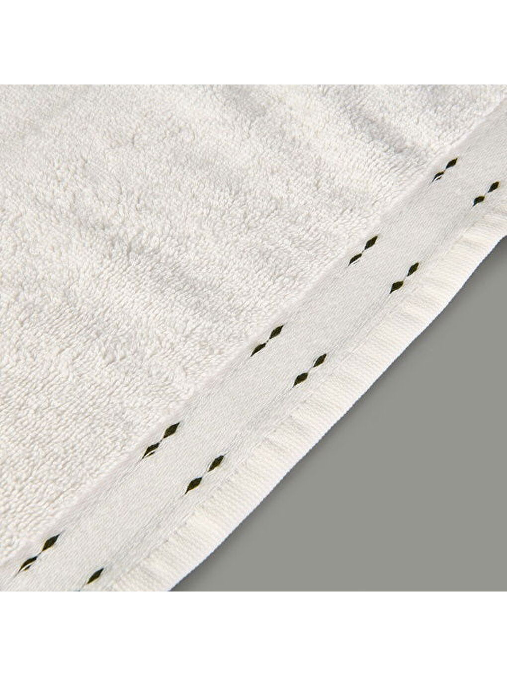 Lila Soft Tiny El Havlusu - Ekru / Yeşil - 30x50 cm-1