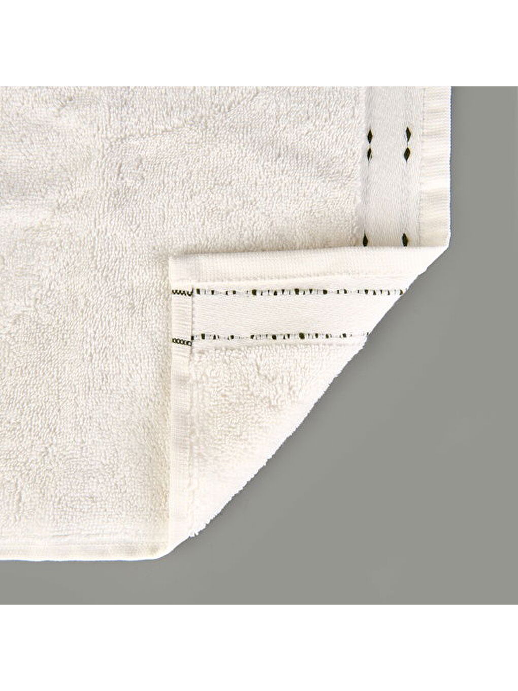 Lila Soft Tiny El Havlusu - Ekru / Yeşil - 30x50 cm-2