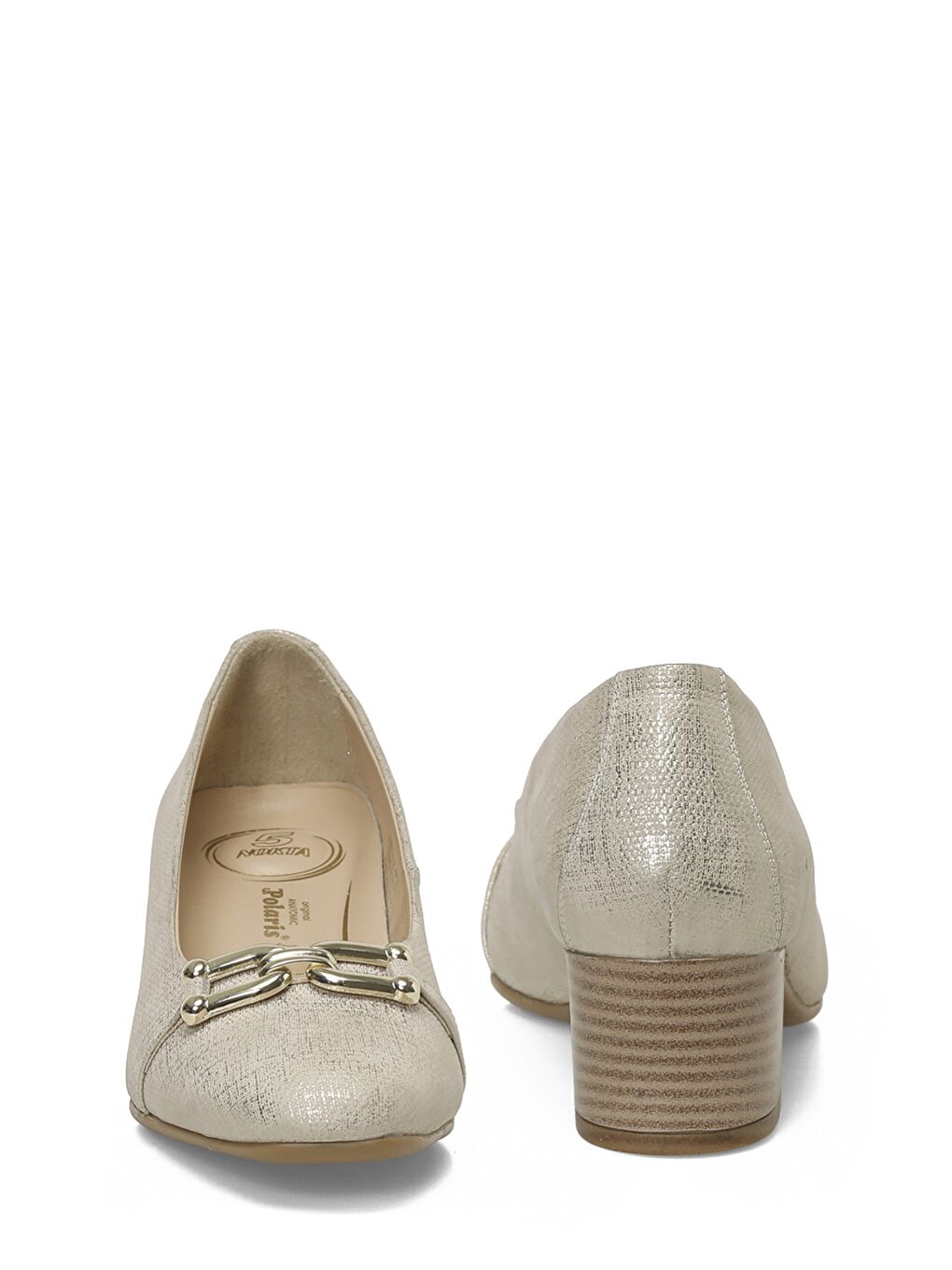 105776.Z6FX Bej Kadın Topuklu Ayakkabı-4