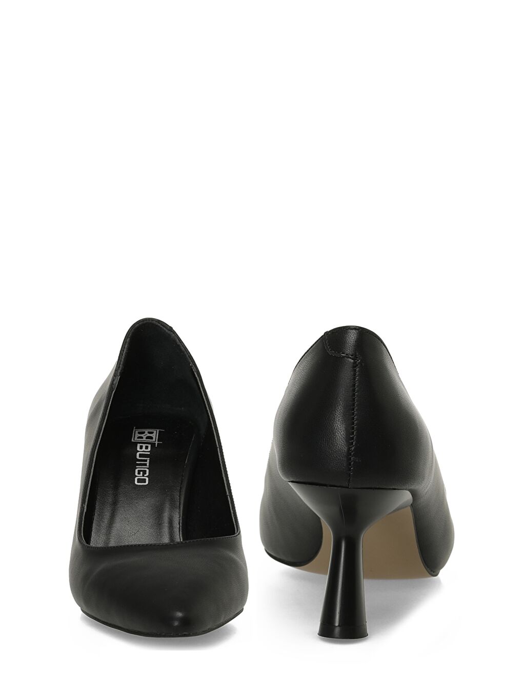 24K-901 5PR Siyah Kadın Topuklu Ayakkabı-4