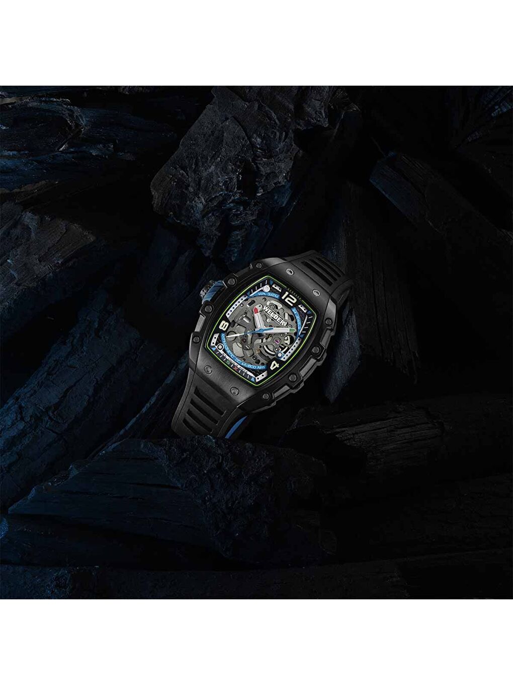 Siyah WRT1001 Erkek Kol Saati-6