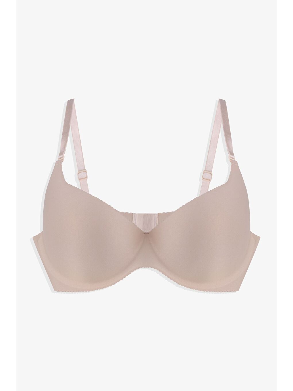 Ekru Kadın Seamless - Lazer Kesim Dikişsiz Push Up Ten Sütyen