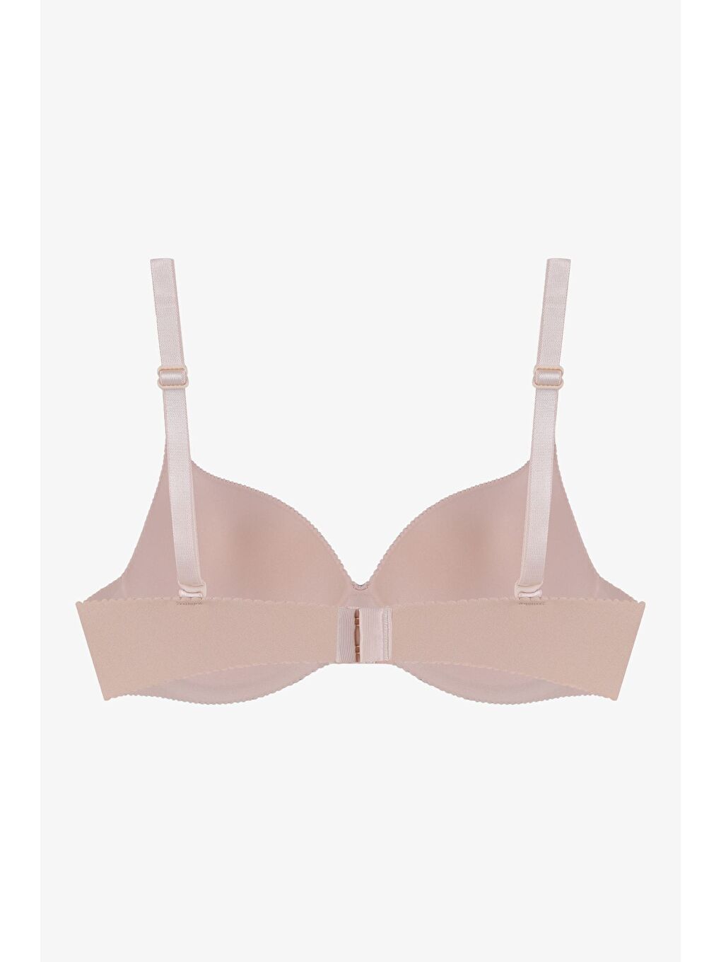 Ekru Kadın Seamless - Lazer Kesim Dikişsiz Push Up Ten Sütyen-2