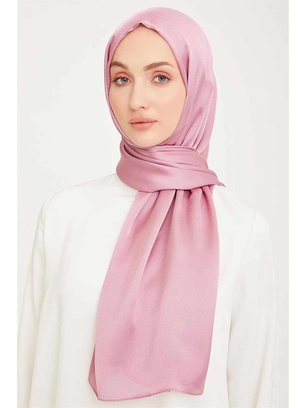 Pembe Trend Janjan Şifon Şal 1 379