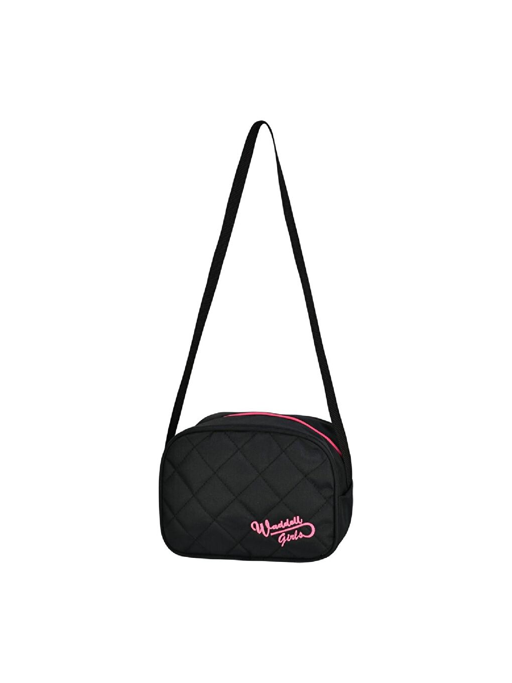 3 Bölmeli İlkokul Çantası ve Beslenme Çantası Kedi Siyah-Pembe 5011-4