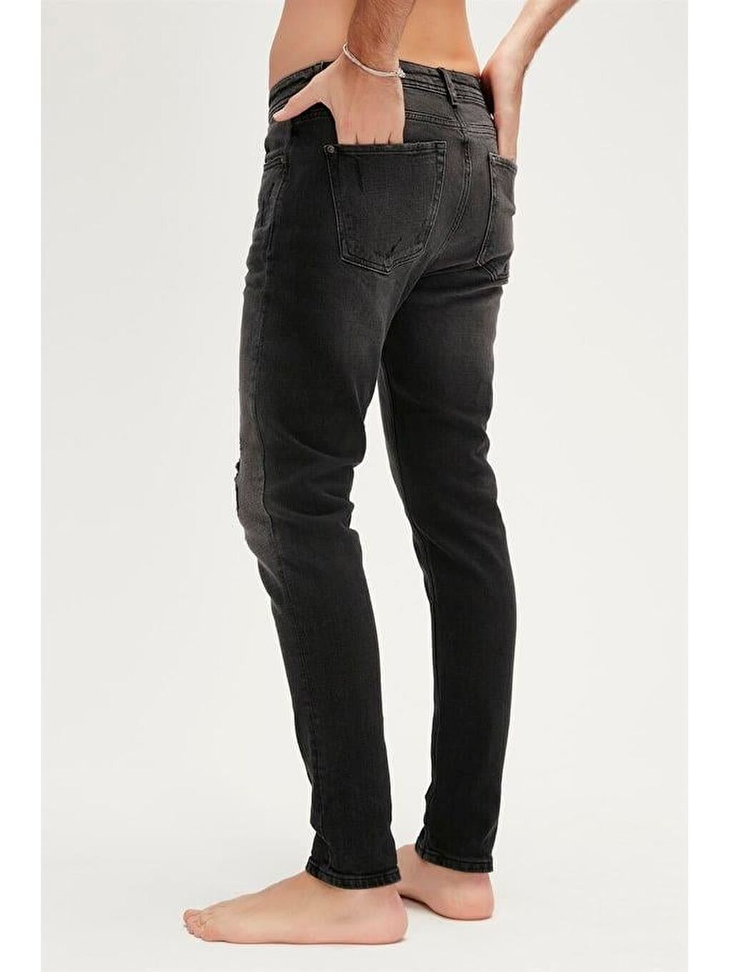 Bad Bear Antrasit Palermo Jeans Antrasit Erkek Denim Pantolon - 4