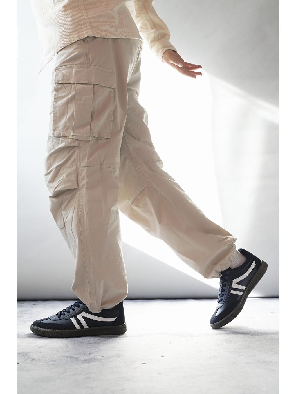 Lacivert GARCİA Unisex Ortopedik Günlük Bağcıklı Yürüyüş Koşu Sneaker Spor Ayakkabı-4