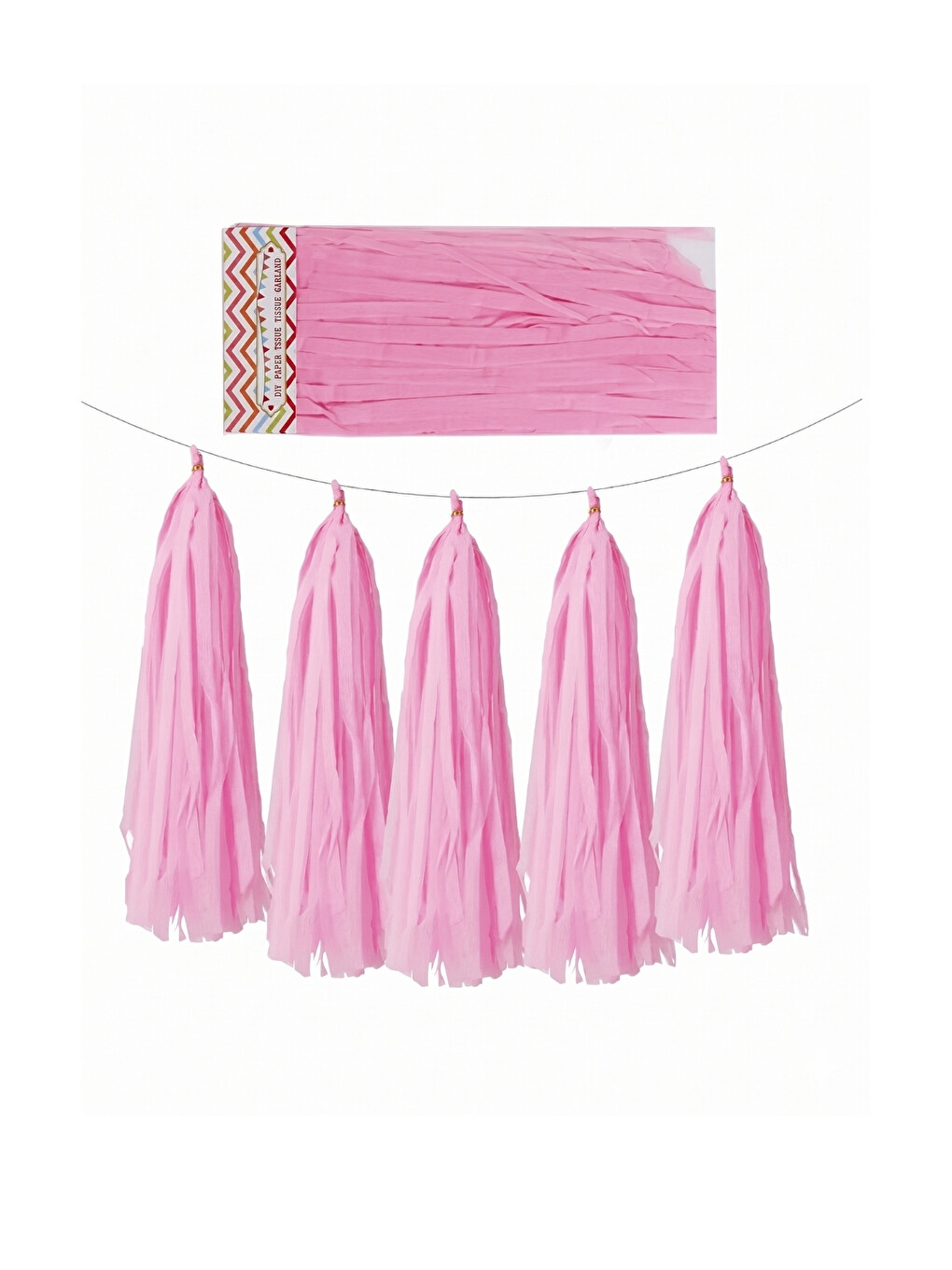 Pembe 5'li Püskül Parti Süsü-2