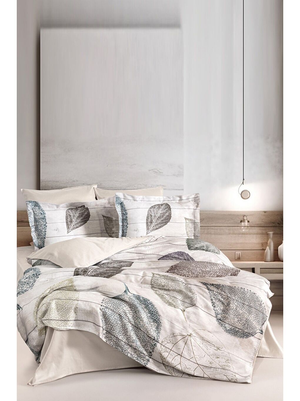 Karışık Family Size Lyocell Nevresim Takımı Folıa-1