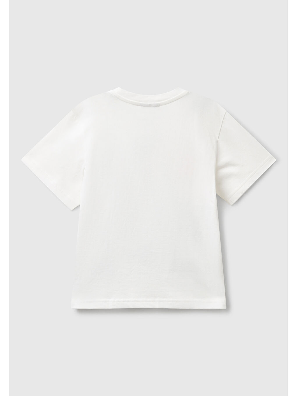 Erkek Çocuk Ekru Önü Renkli Peanuts Baskılı Jarse T-shirt-1