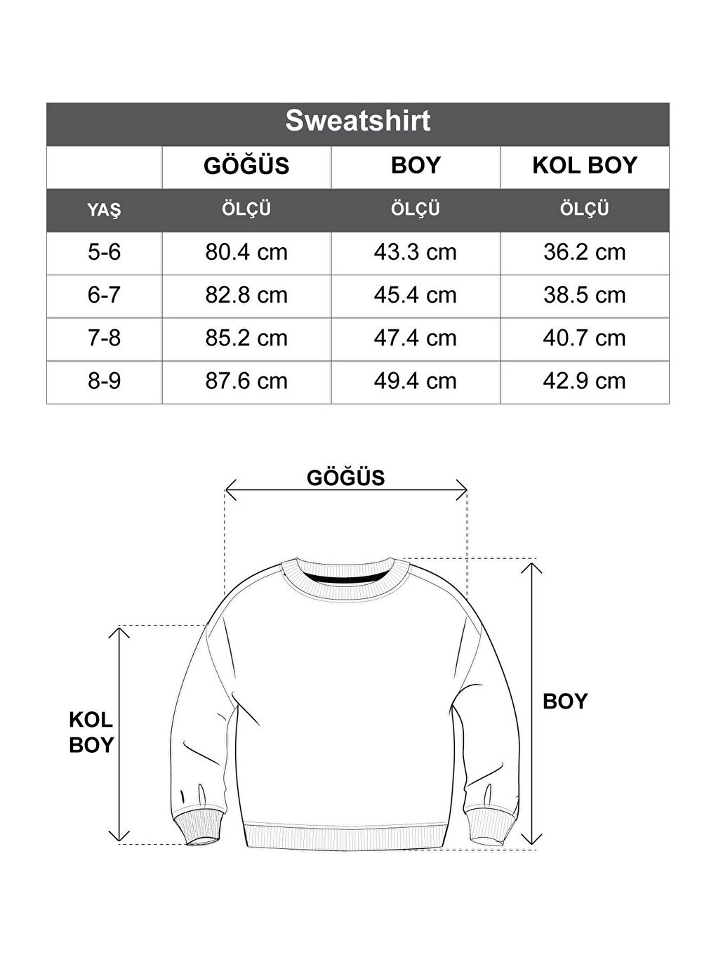 Siyah Bisiklet Yaka Weekend Feel Baskılı Erkek Çocuk Sweatshirt-5