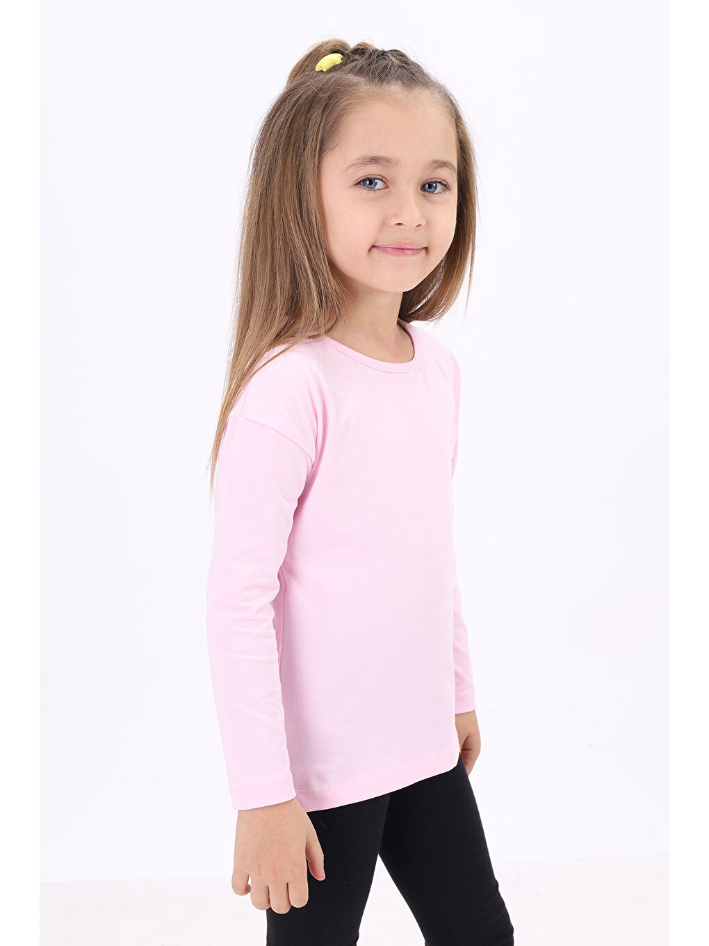 Pembe Kız Çocuk Baskılı Tişört-2