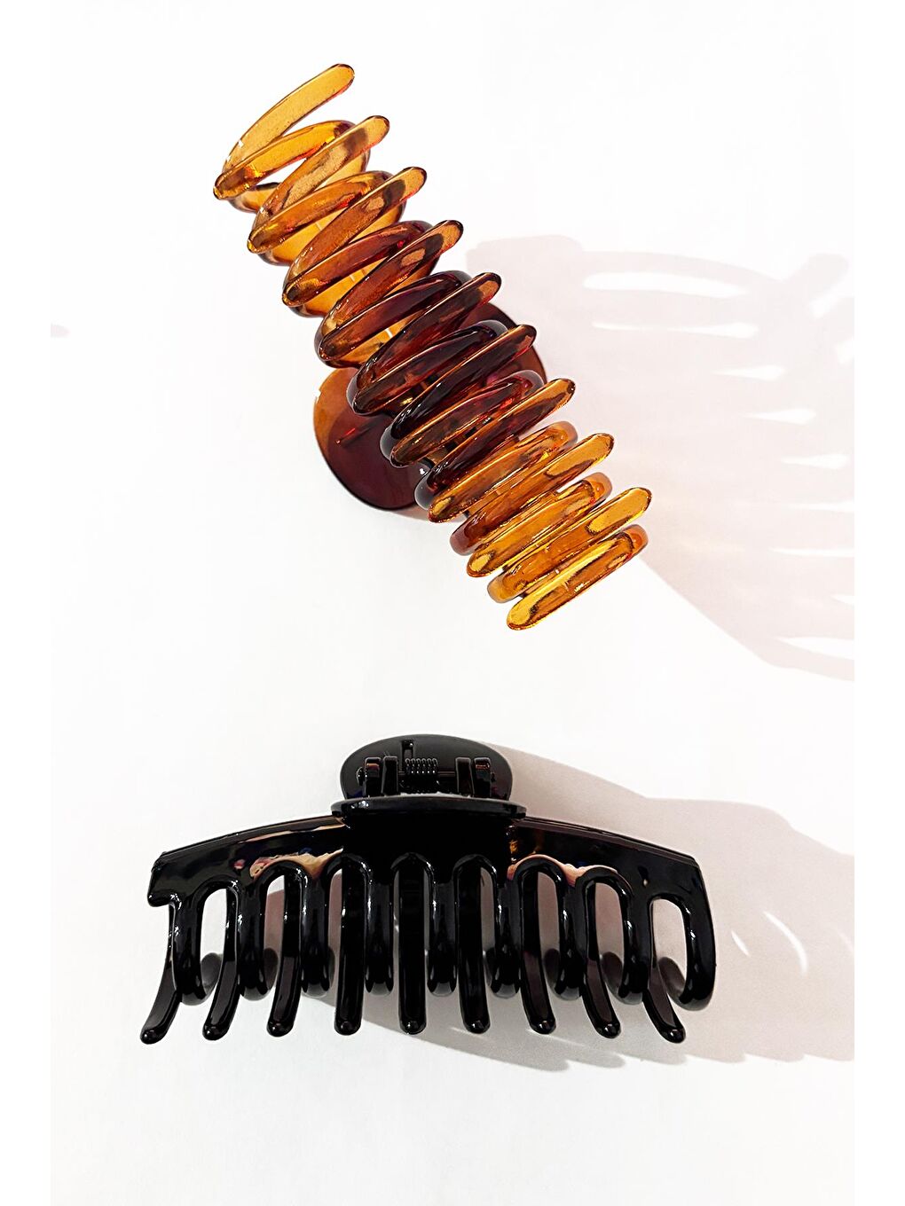 Siyah Lüks Plastik Büyük Mandal Toka 2'li Paket-4