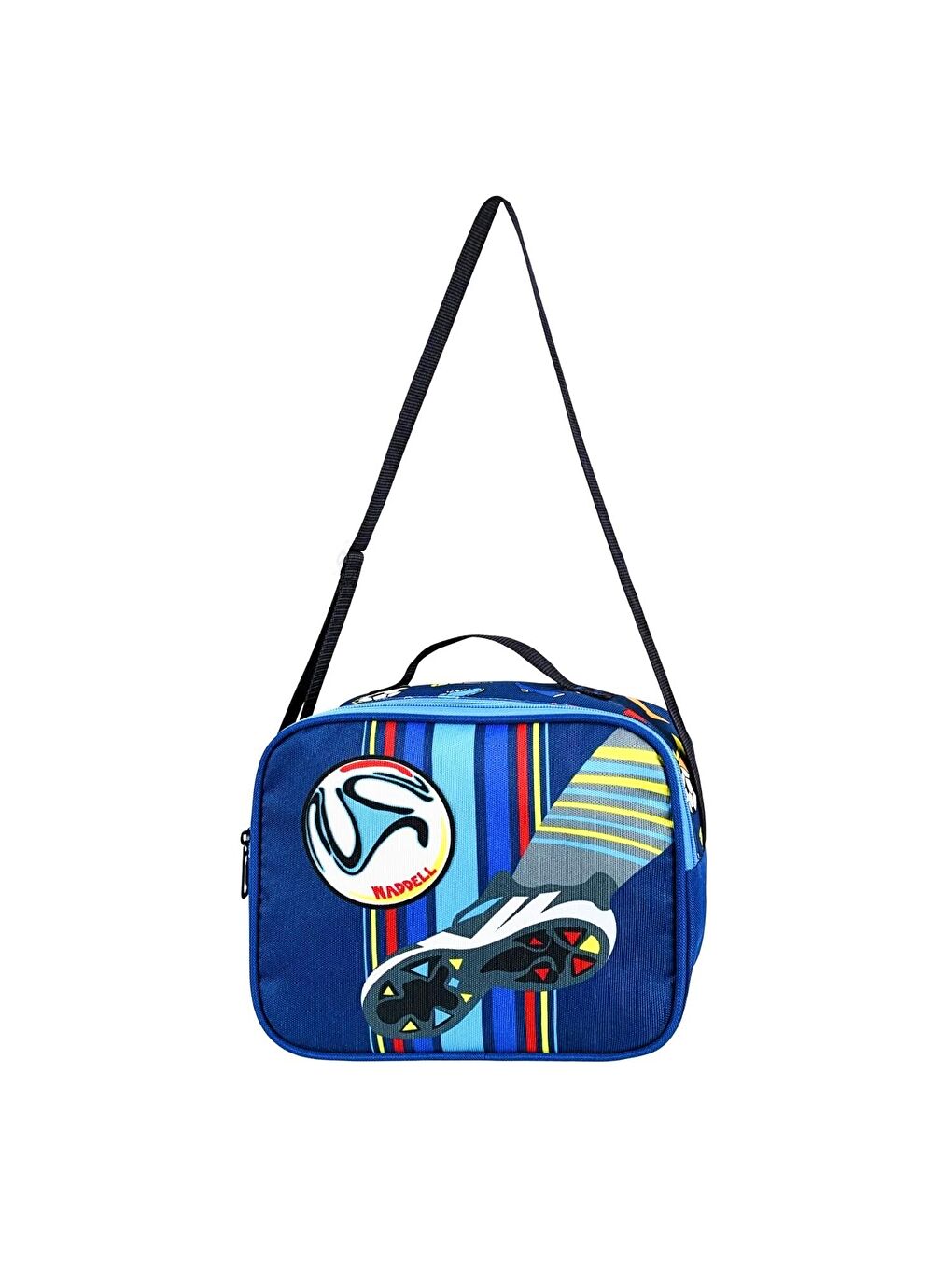 3 Bölmeli İlkokul Çantası ve Beslenme Çantası Futbol Lacivert 24203-3