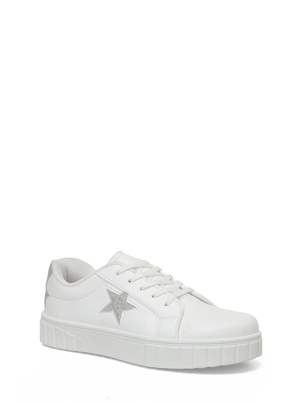 Siyah FURBA G 4PR Beyaz Kız Çocuk Sneaker-1