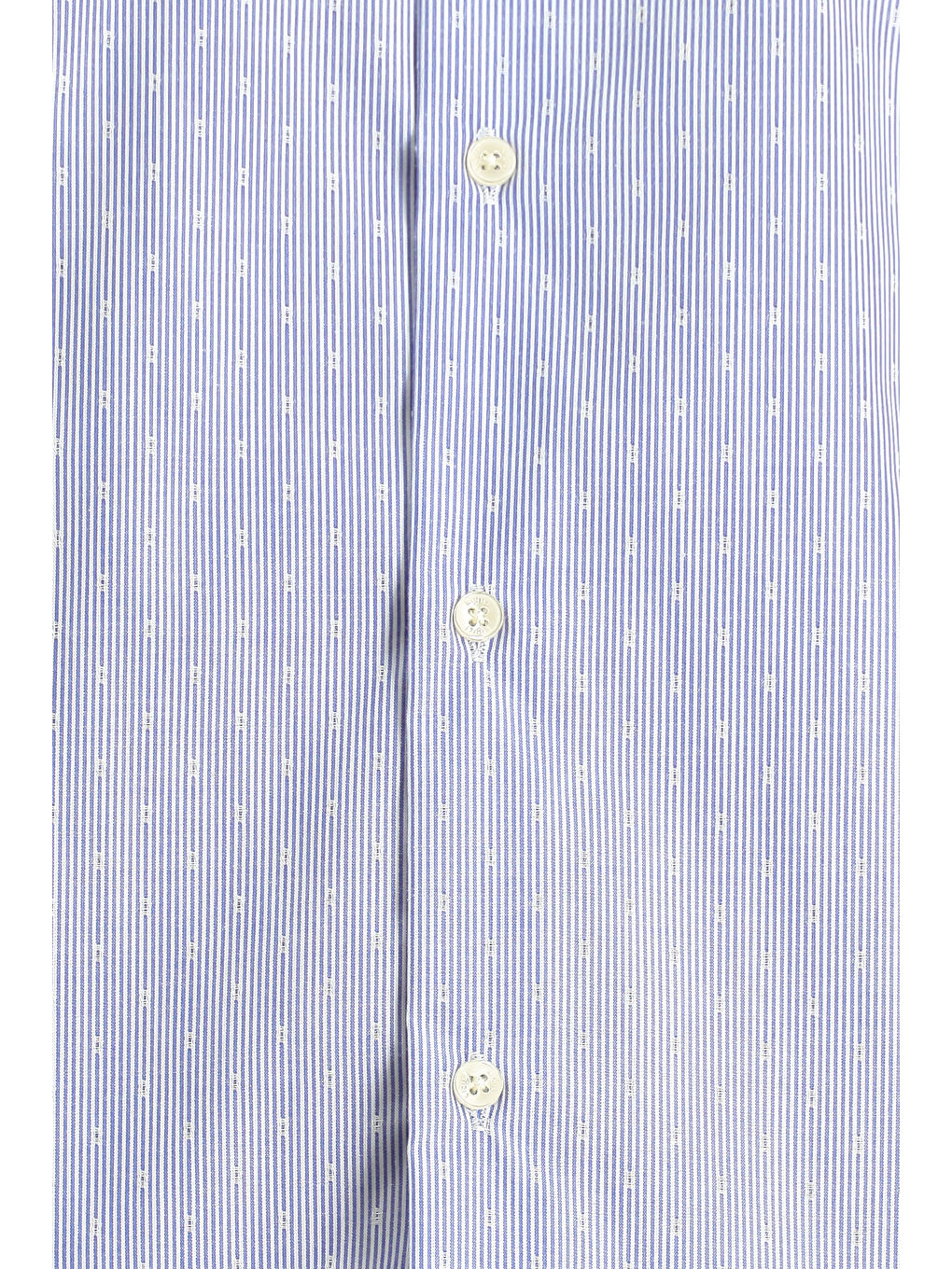 Mavi Kısa Kol Regular Fit Desenli Pamuklu Kolay Ütülenebilir Büyük Beden Gömlek-4