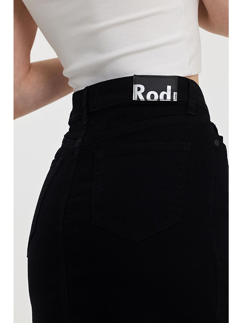 Siyah Valery 010 Baggy Fıt Kadın Etek-3