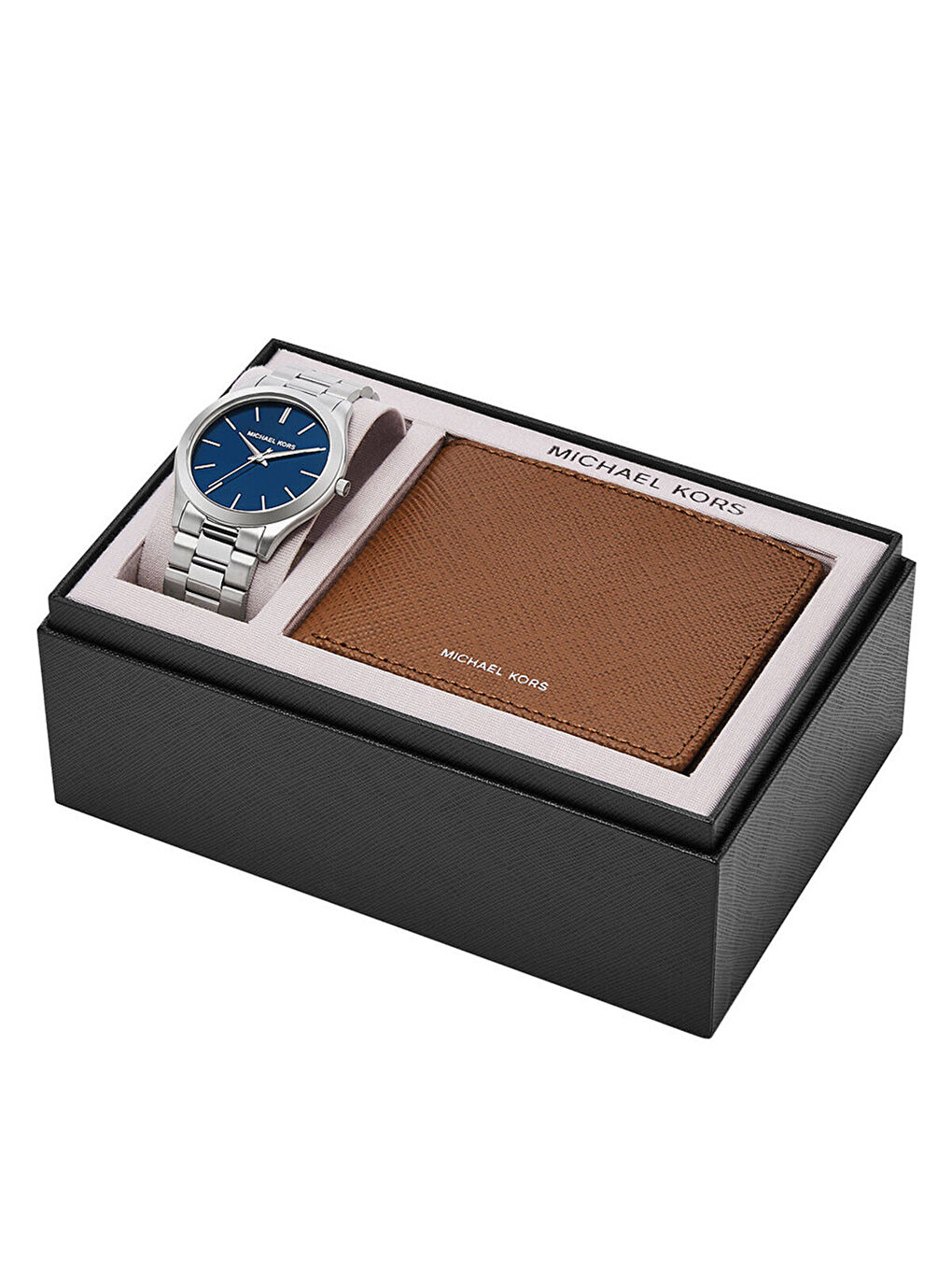 Gri MK1060SET Erkek Kol Saati ve Cüzdan Seti-3