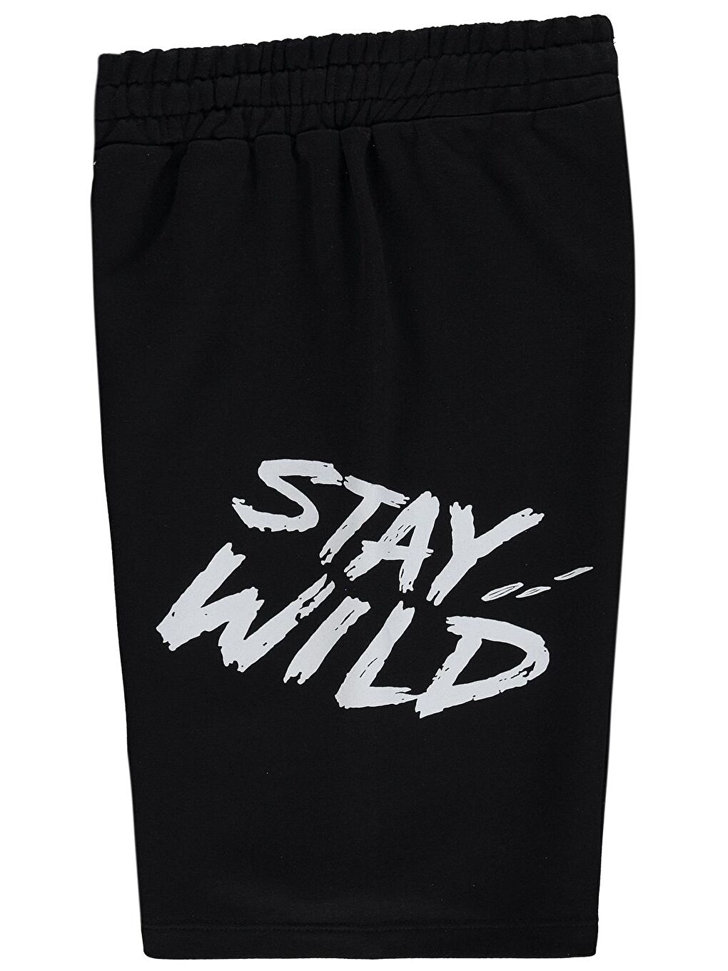 Boys Stay Wild Baskılı 10-13 Yaş Kapri - Siyah-1