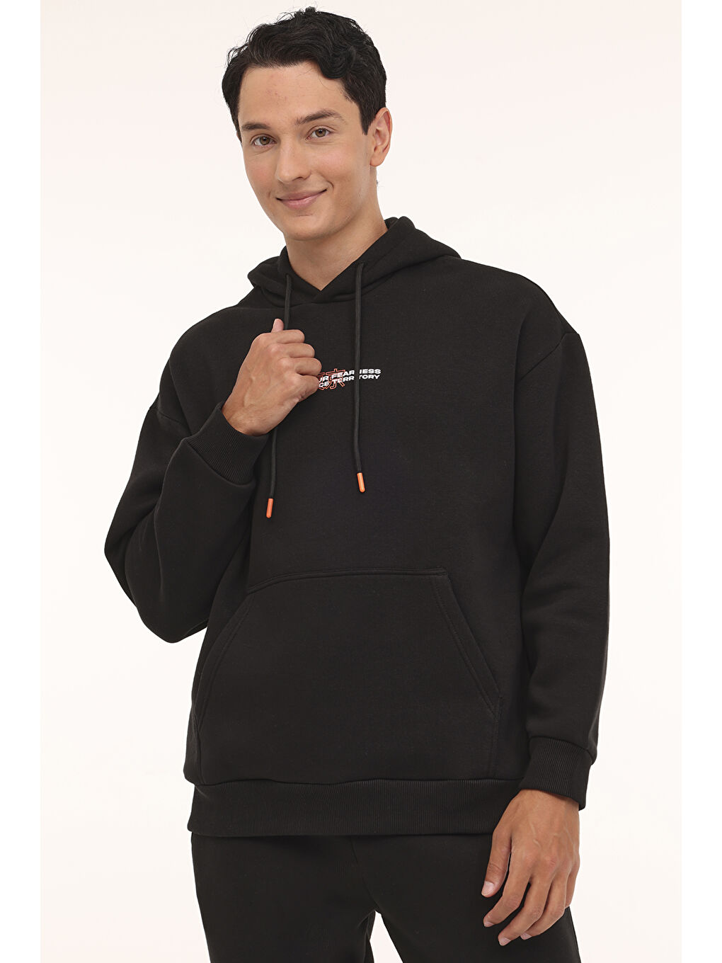 ML SHOU 17UZD101 4PR Siyah  Erkek Hoodie