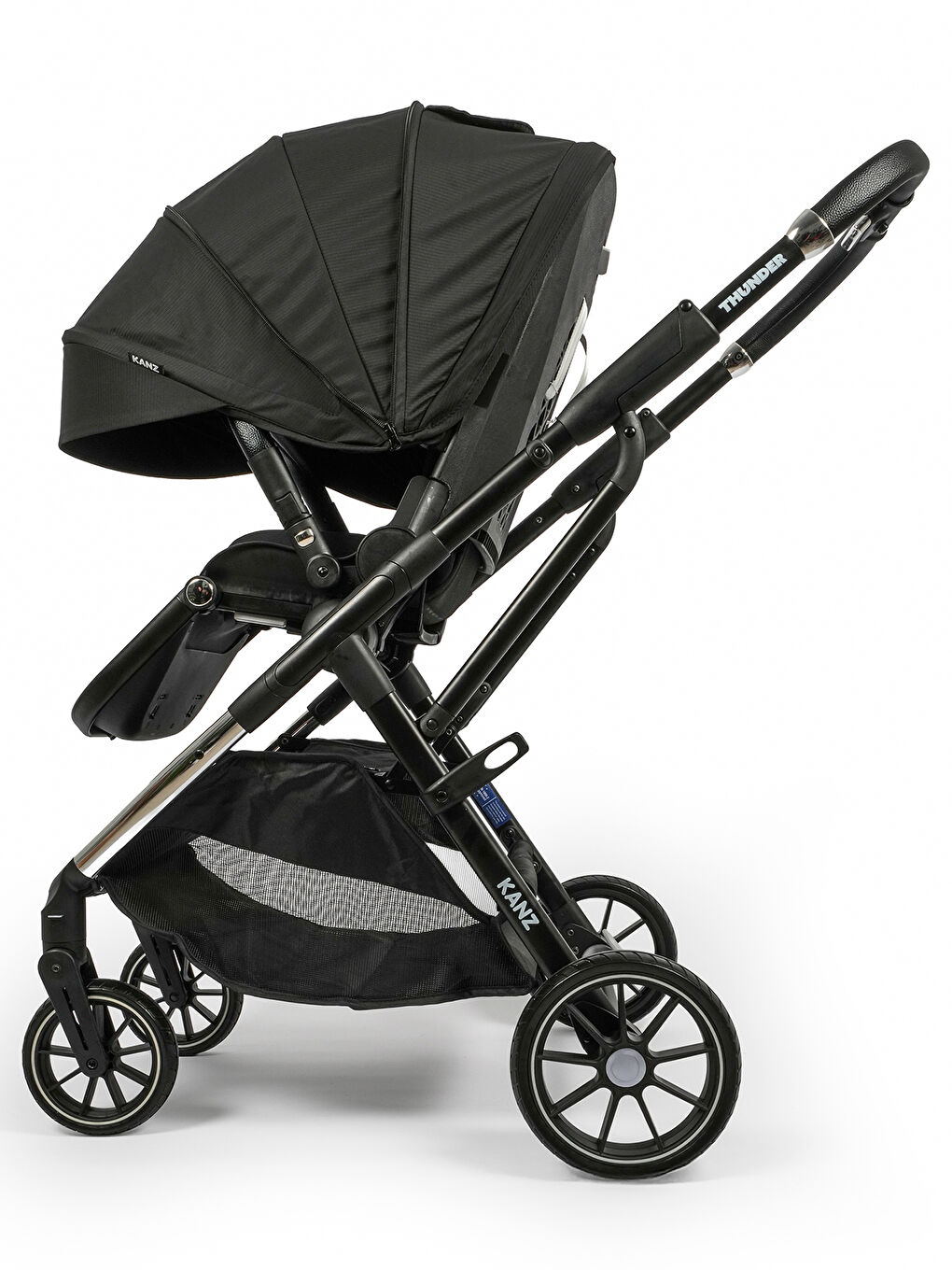 Thunder Travel Sistem Bebek Arabası Siyah-2
