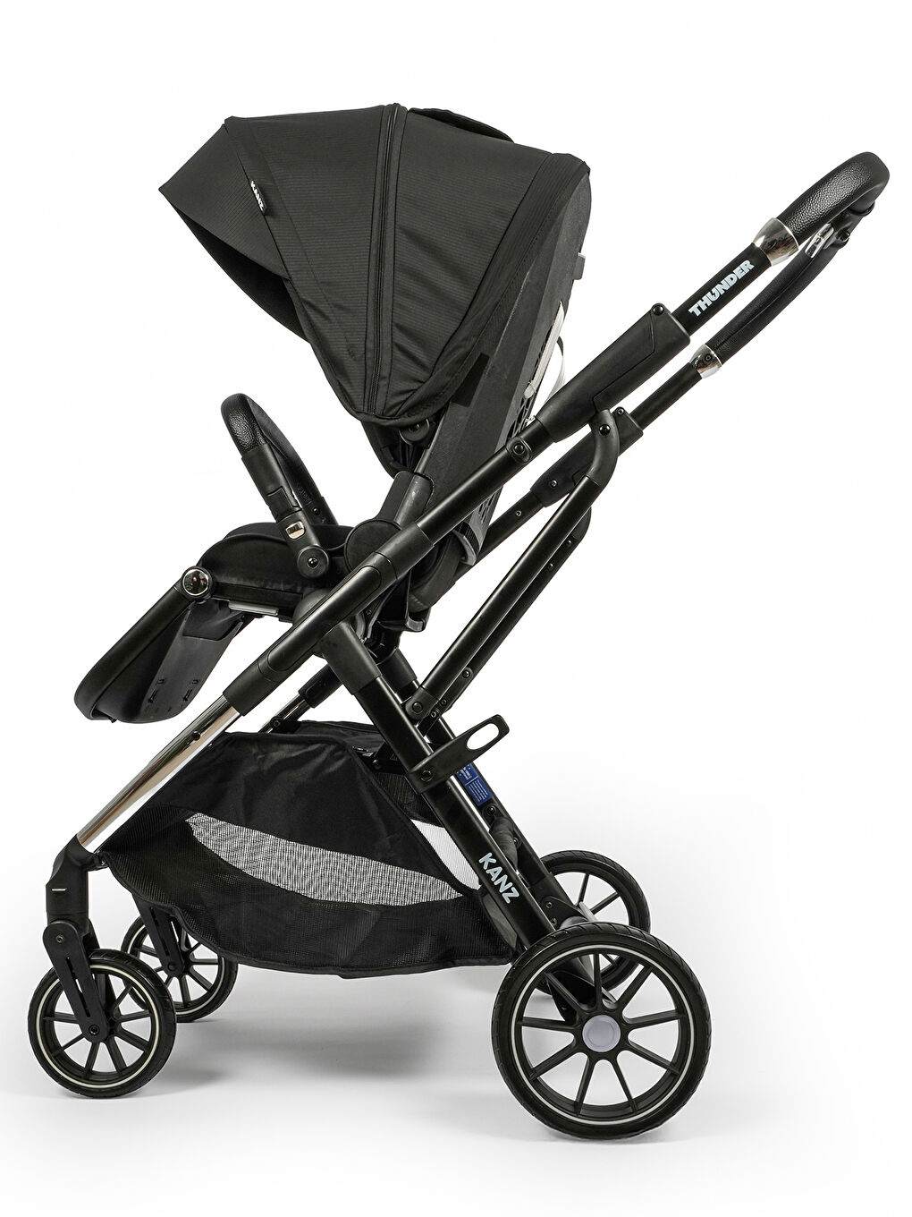 Thunder Travel Sistem Bebek Arabası Siyah-3