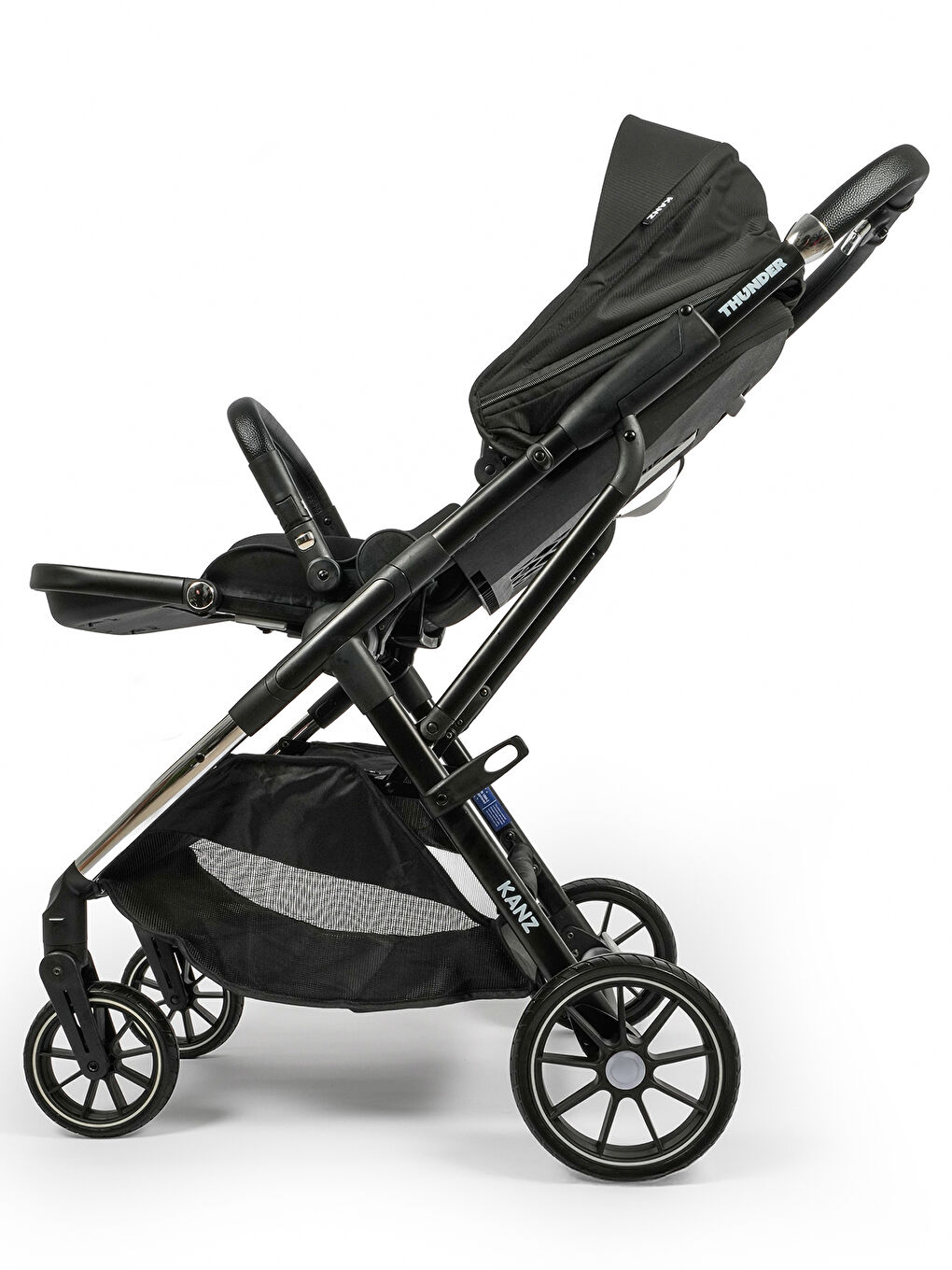 Thunder Travel Sistem Bebek Arabası Siyah-5