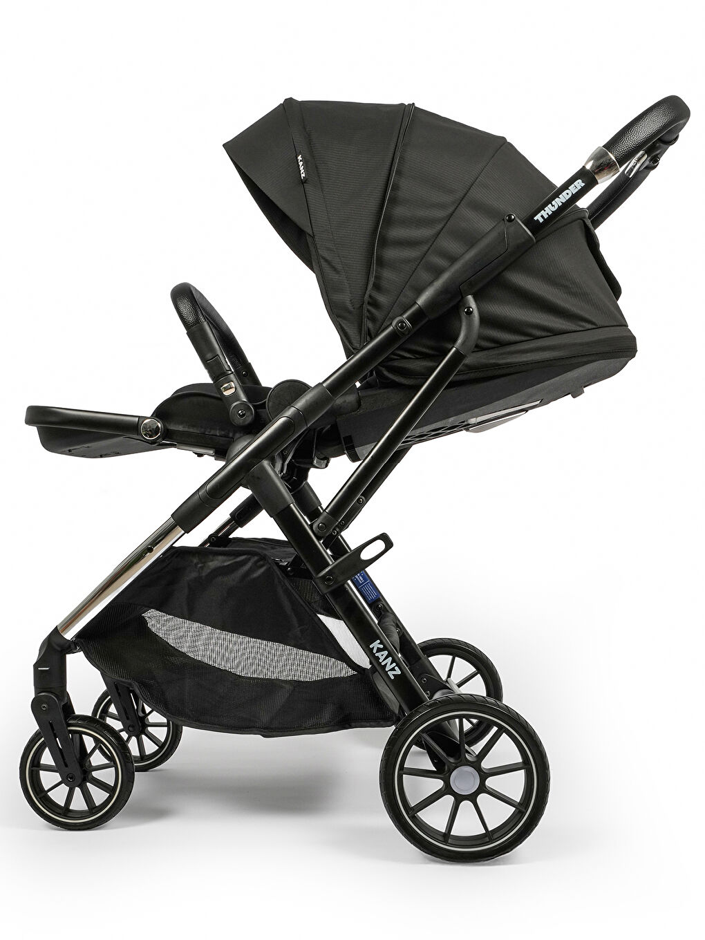 Thunder Travel Sistem Bebek Arabası Siyah-8