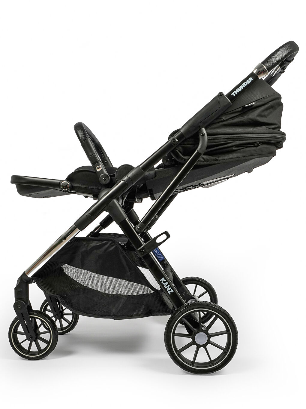 Thunder Travel Sistem Bebek Arabası Siyah-10