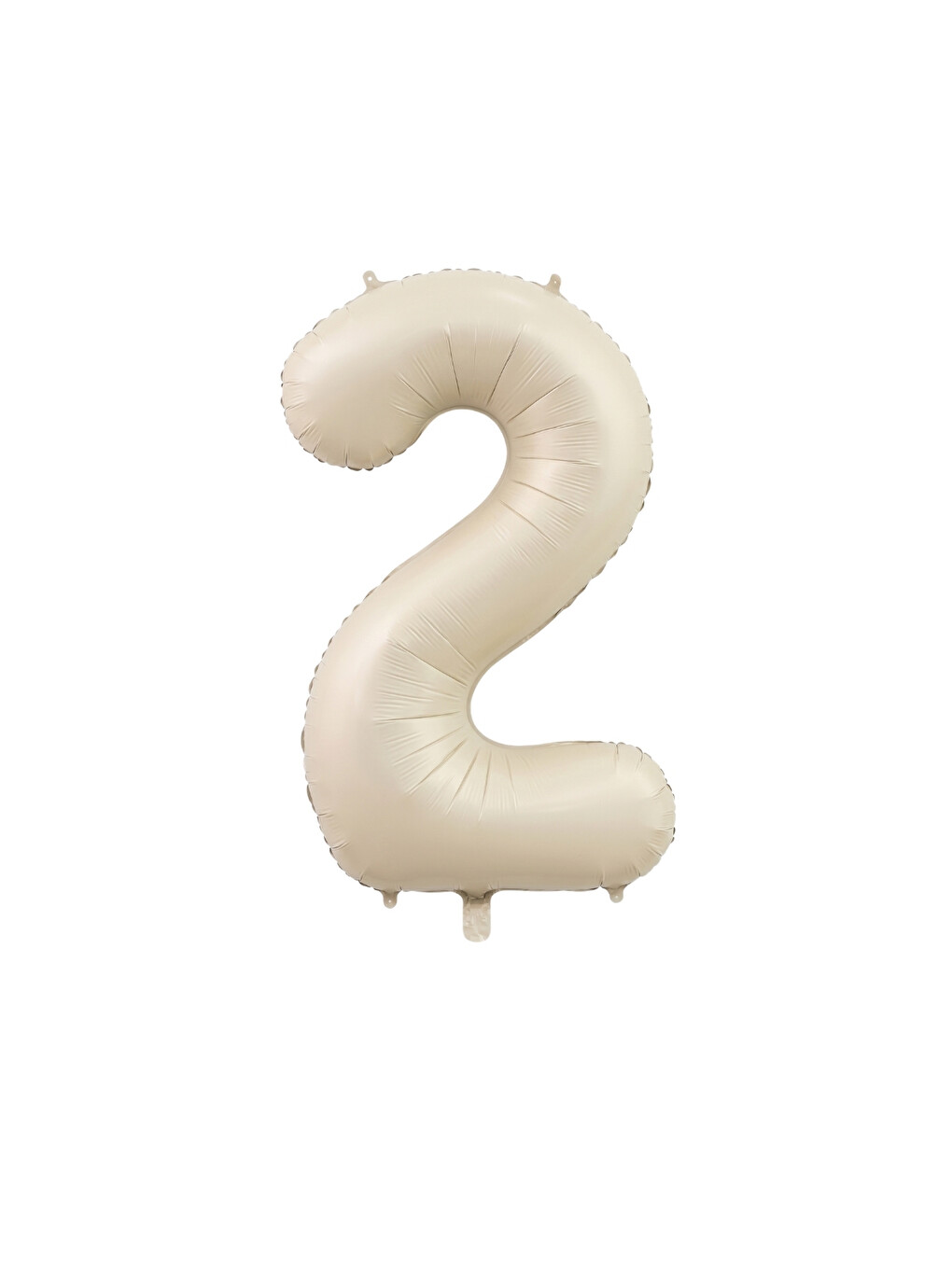 Beyaz 2 Rakamı Parti Balonu
