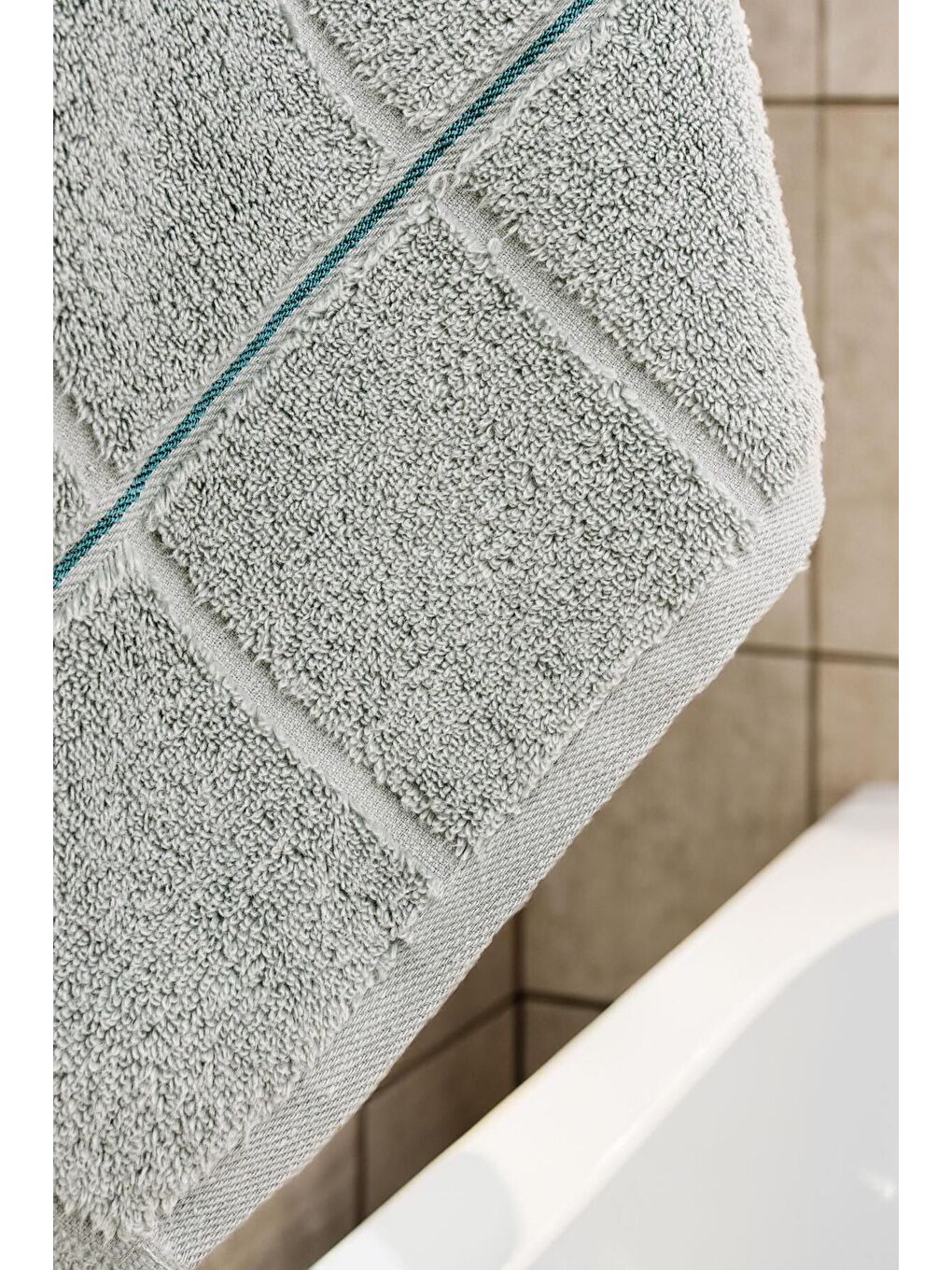 Karemicro Pamuk Banyo Havlusu 70x140 cm Yeşil-1