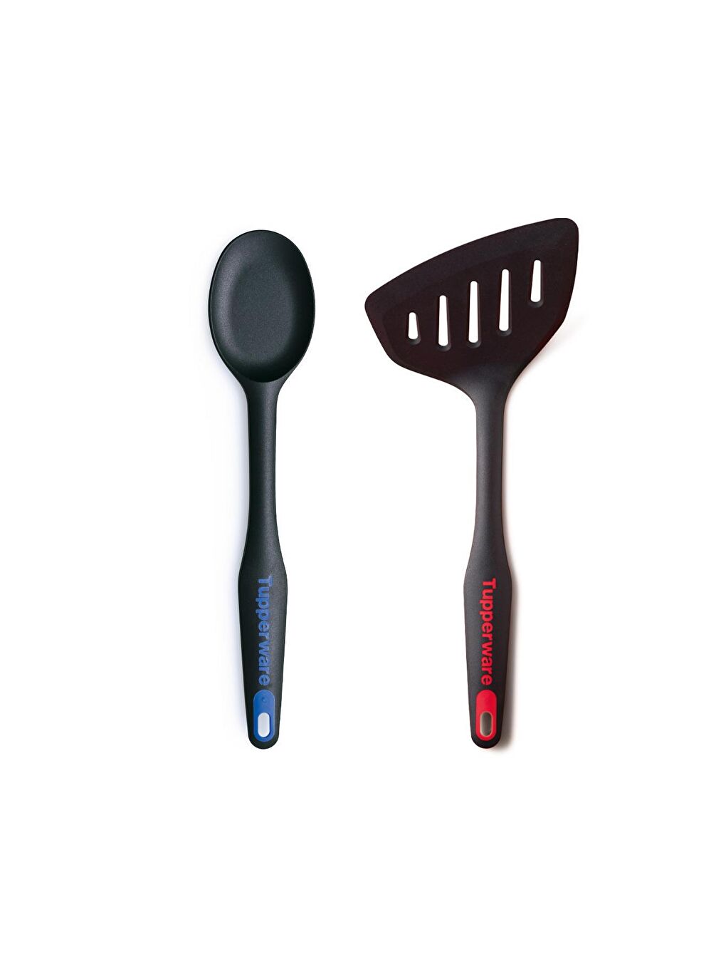 Tupperware Siyah-Lacivert-Kırmızı Büyük Spatula ve Çok Amaçlı Kaşık 2'li Set - 1