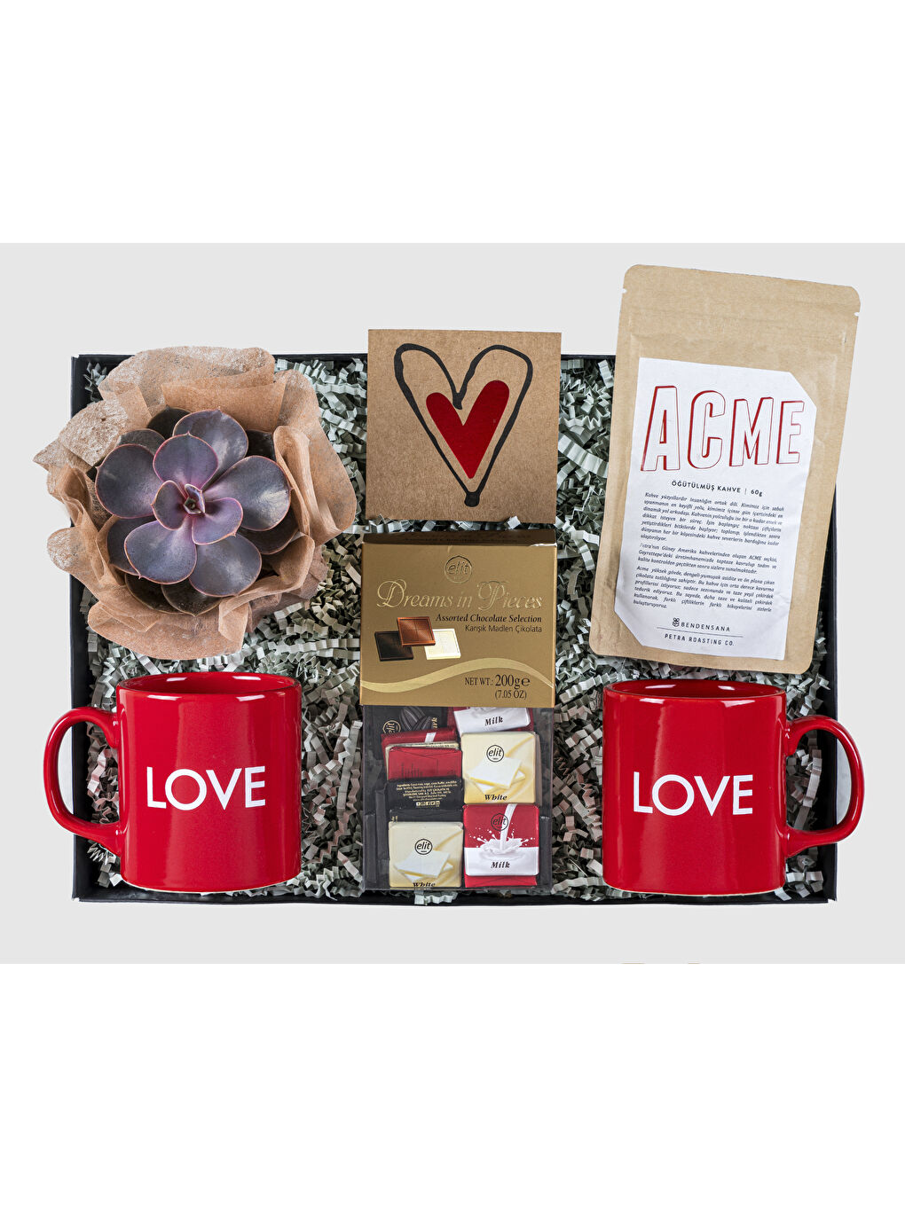 Siyah İyi Ki Seninle Hediye Kutusu