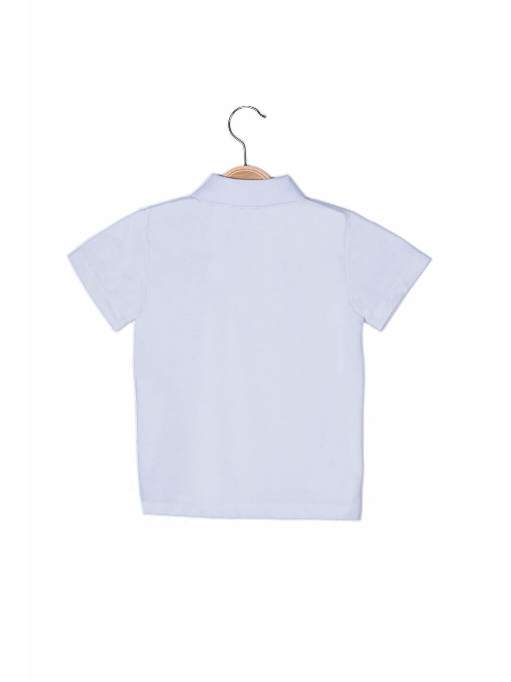 ZEYLAND Beyaz Unisex Çocuk Polo Yaka Kısa Kol T-shirt - 2