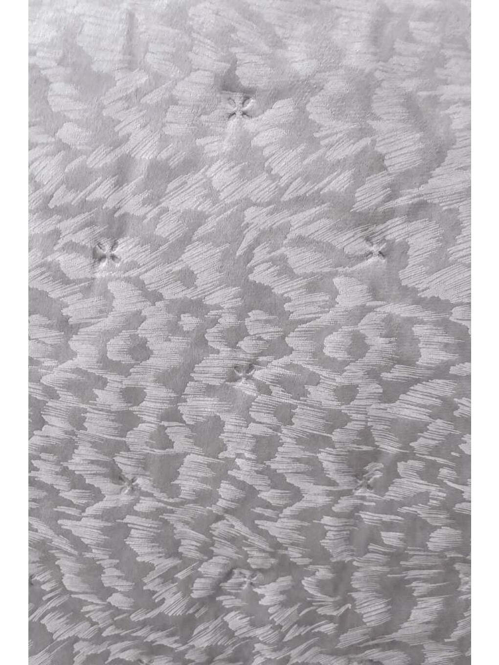 Secret Elyaf Dolgulu Çift Kişilik 240x260 Cm Yatak Örtüsü Gri-2