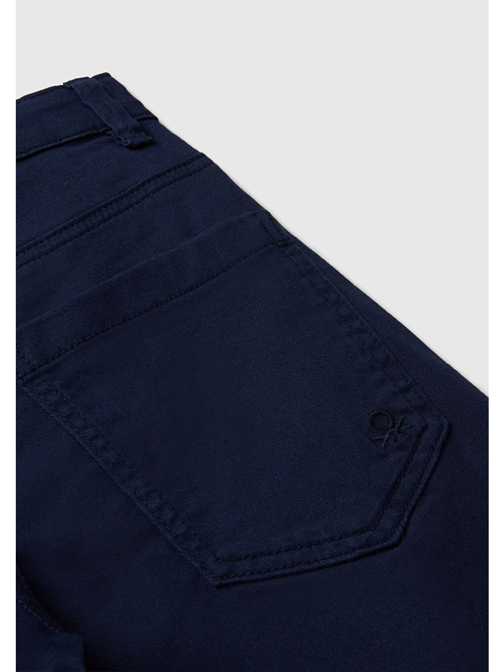 Erkek Çocuk Lacivert Düğmeli Fermuarlı Slim Fit Pantolon-2