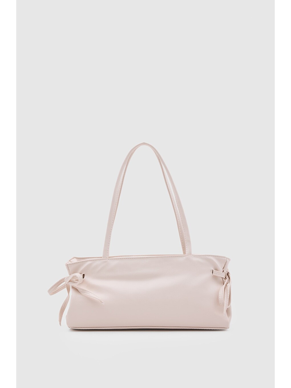 Baggy Fiyonklu Baget Çanta Pudra Pembe