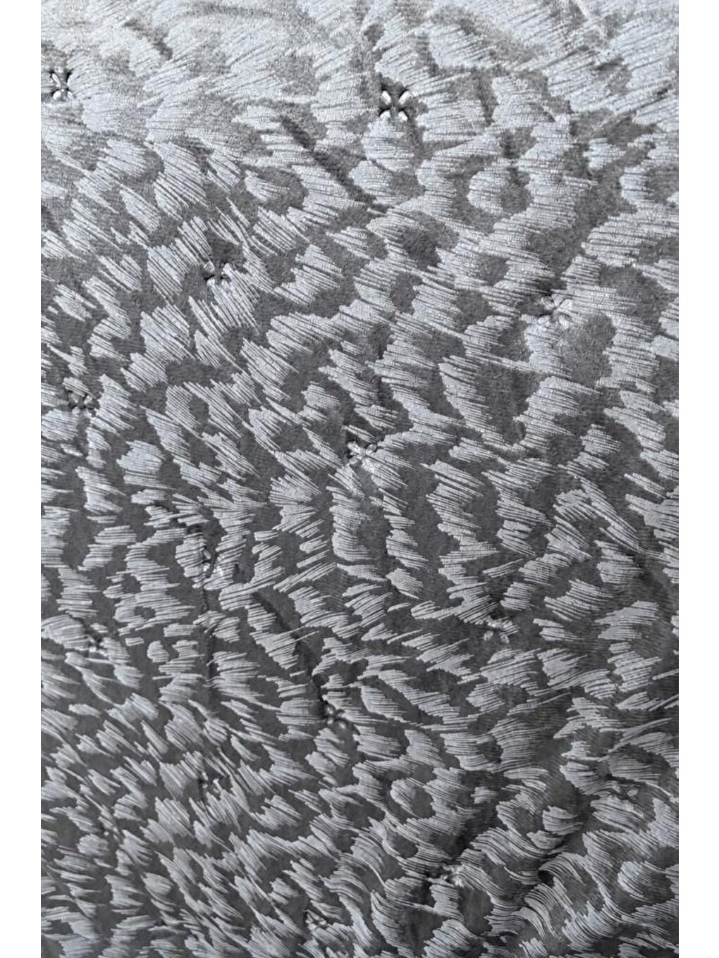 Secret Elyaf Dolgulu Çift Kişilik 240x260 Cm Yatak Örtüsü Antrasit-2