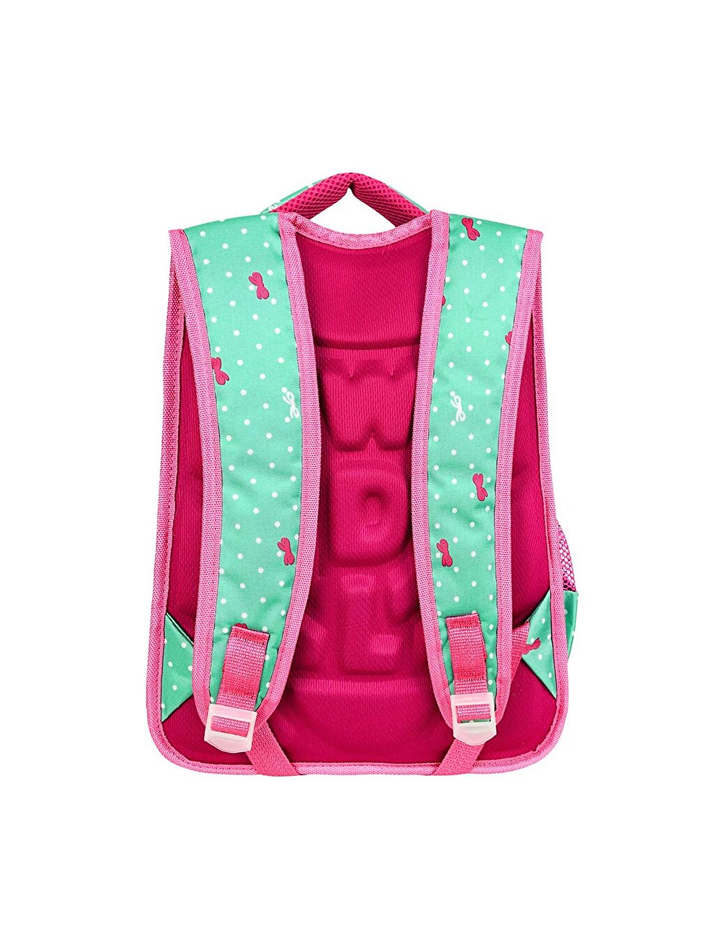 3 Bölmeli İlkokul Çantası ve Beslenme Çantası Beyaz Kedi Su Yeşili 24002-4