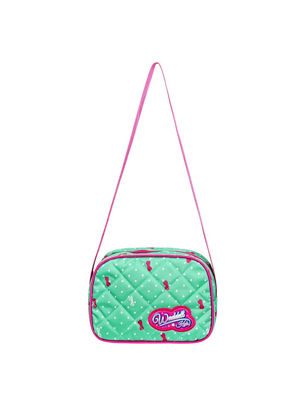 3 Bölmeli İlkokul Çantası ve Beslenme Çantası Beyaz Kedi Su Yeşili 24002-5