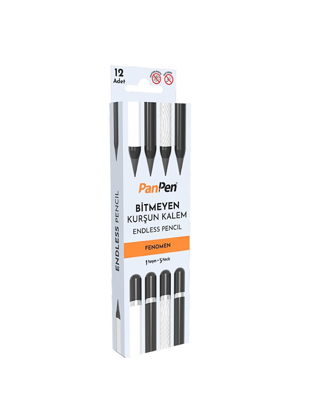 Panpen Fenomen Serisi Bitmeyen Kurşun Kalem (PAN724) 12 Adet-1