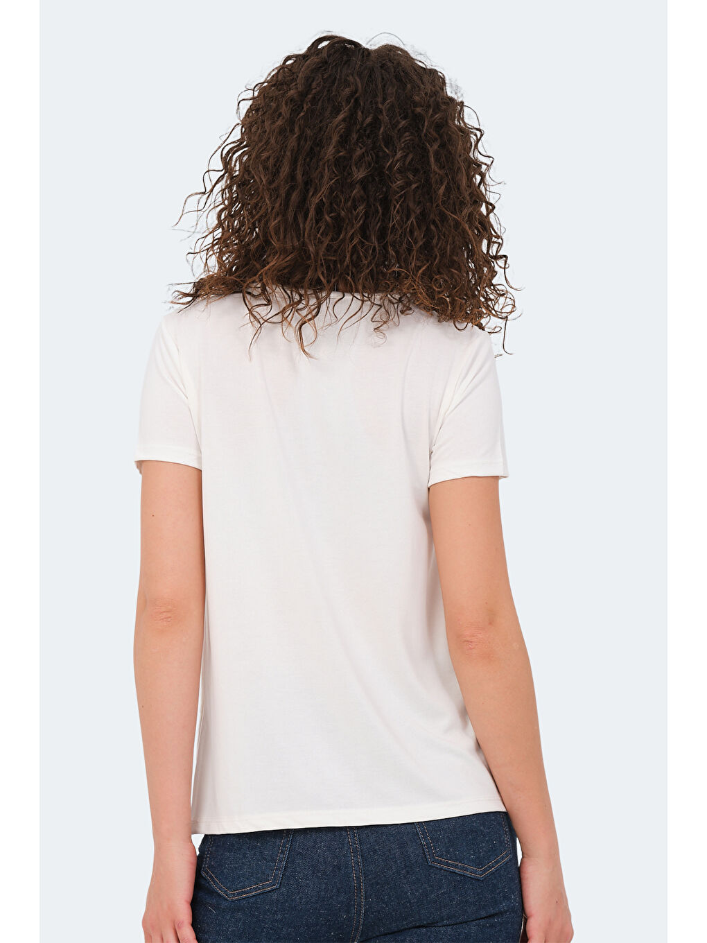 Karışık PAYTONS 3 lü Set Kadın Ekru - Siyah - Koyu Gri Tişört-4