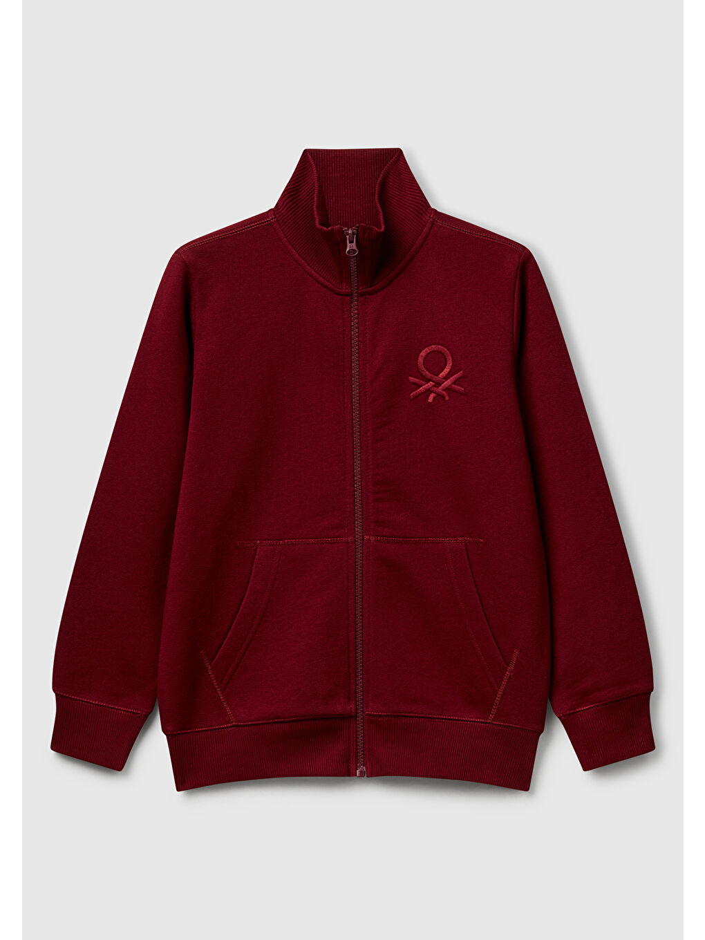 Erkek Çocuk Bordo Logolu Sweatshirt