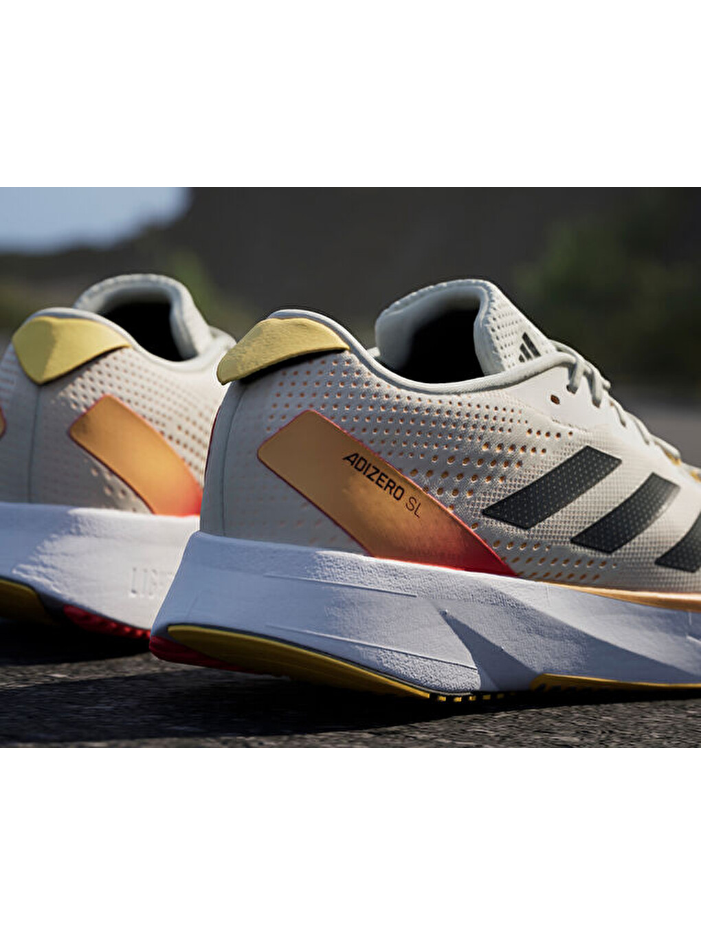 Ekru Adizero Sl Unisex Koşu Ayakkabısı Ig3336 Krem-4