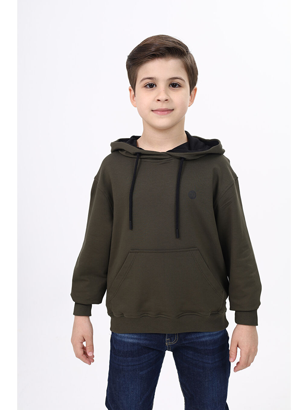 Toontoykids Haki Erkek Çocuk Baskılı Sweatshirt