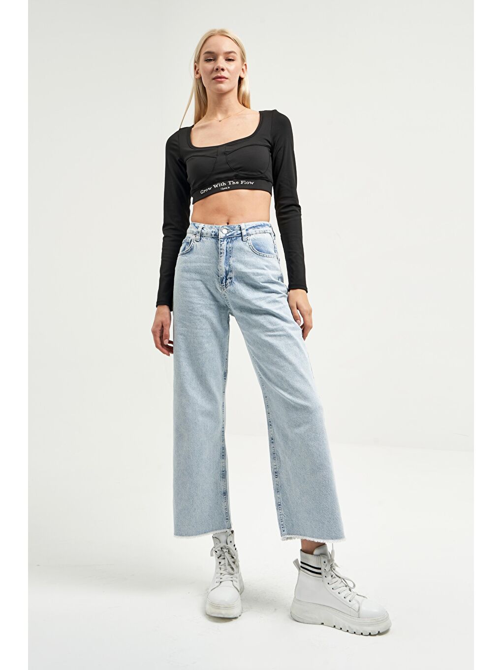 Mavi Kadın Snow Straight Fit Bol Kesim %100 Pamuk Denim