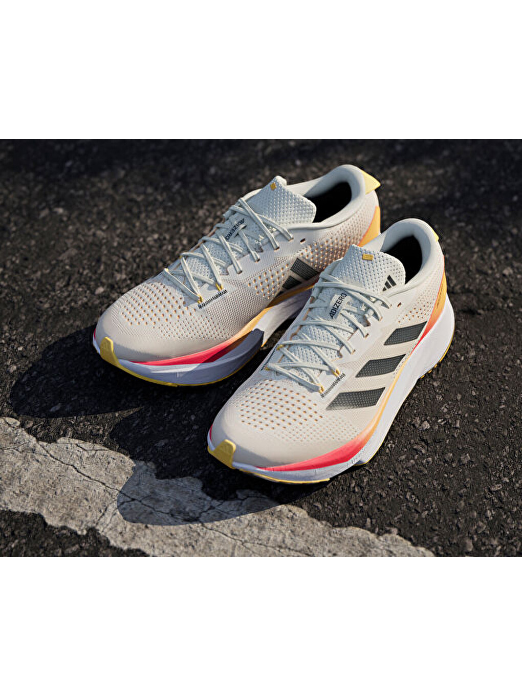 Ekru Adizero Sl Unisex Koşu Ayakkabısı Ig3336 Krem-5