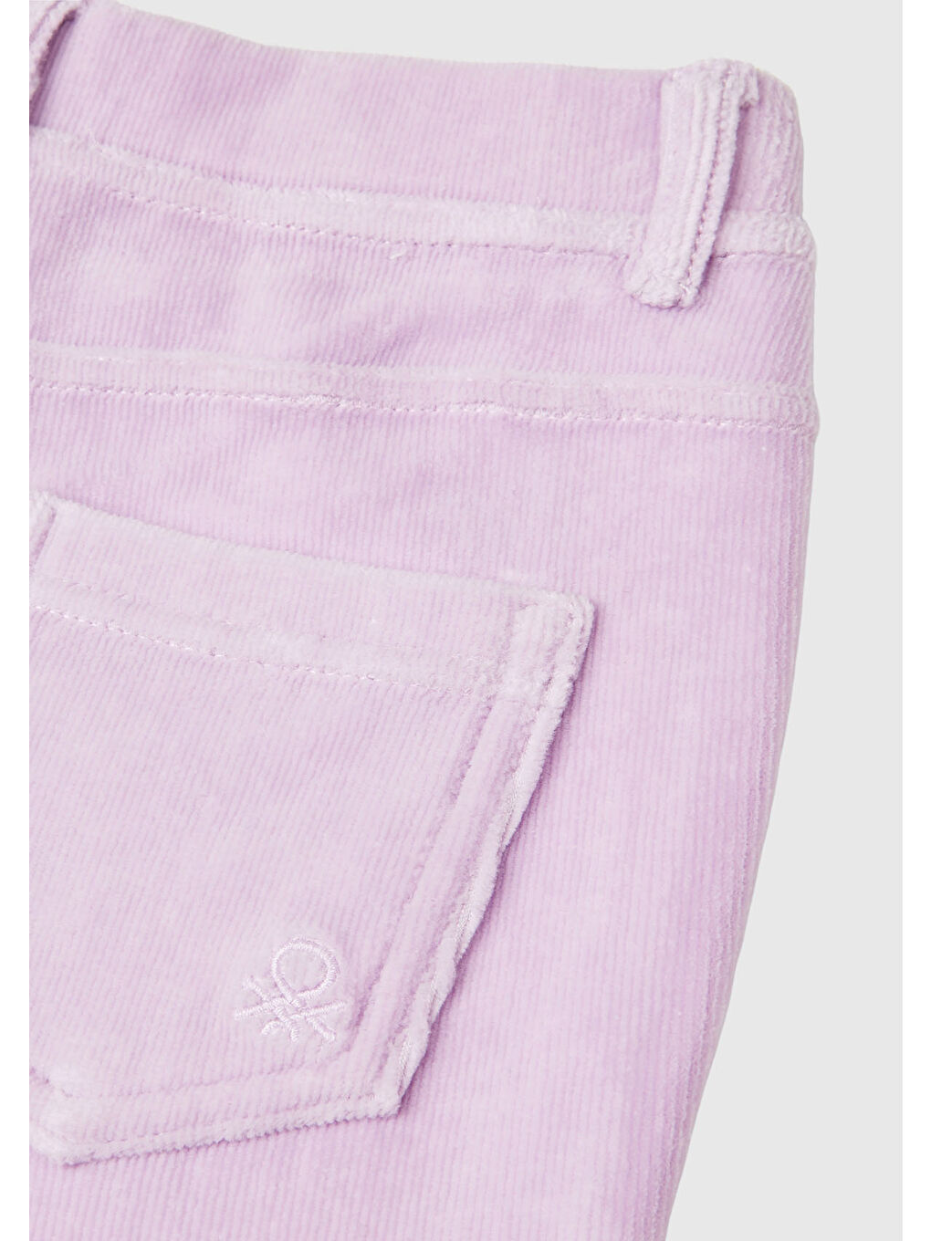 Kız Çocuk Lila Kadife Tayt-2